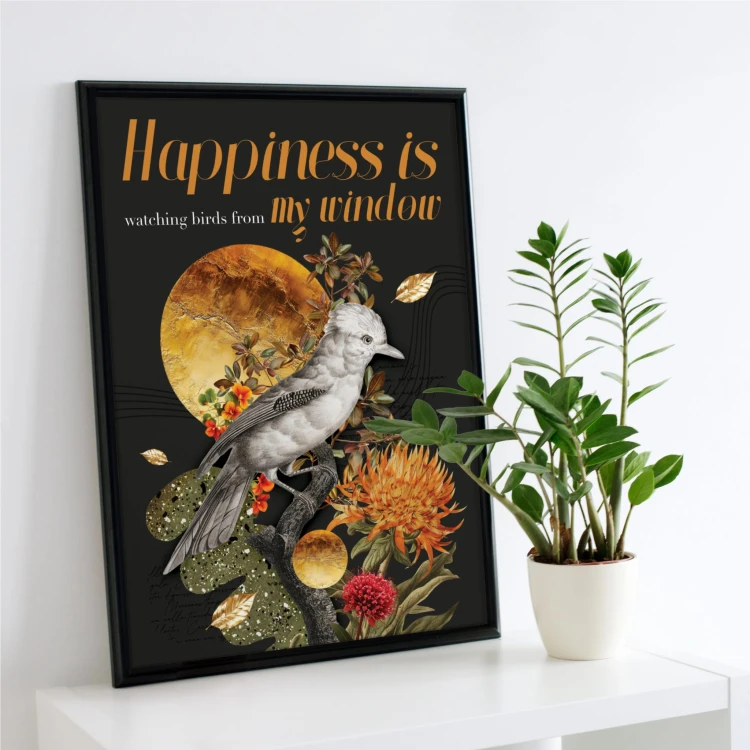 watching birds from my window plakat na sciane.jpg
