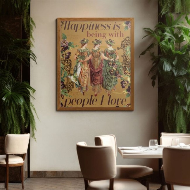 Przejdź do produktu Plakat "Beeing with people I love"