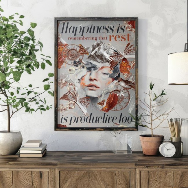 Przejdź do produktu Plakat "Rest is productive too"
