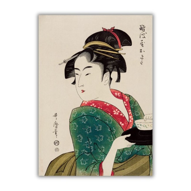 Przejdź do produktu Naniwaya Okita - reprodukcja drzeworytu Kitagawy Utamaro
