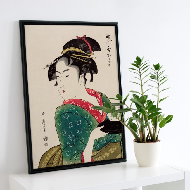 Przejdź do produktu Naniwaya Okita - reprodukcja drzeworytu Kitagawy Utamaro