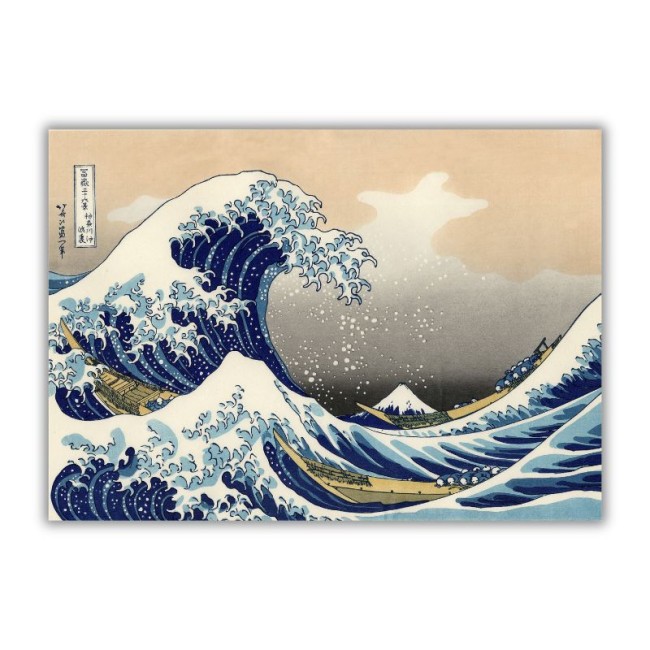Przejdź do produktu Wielka fala w Kanagawie - reprodukcja drzeworytu Katsushika Hokusai