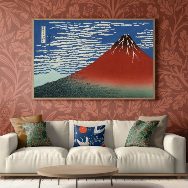 Przejdź do produktu Czerwona góra Fuji - reprodukcja drzeworytu Katsushika Hokusai