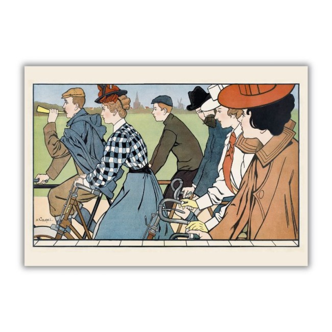 Przejdź do produktu Hamers rijwielen - reprodukcja plakatu Johannesa Georga van Caspela